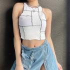 Paneled Crop Top
