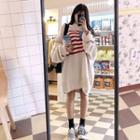 Loose-fit Long-sleeve Knit Dress