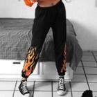 Fire Print Sweatpants