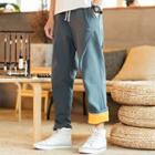 Frog Button Detail Sweatpants