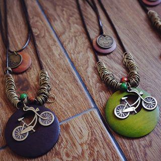 Bicycle Pendant Necklace