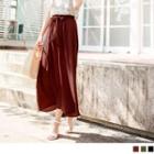 Lace Up Maxi Skirt