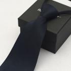 Pre-tied Neck Tie Navy Blue - One Size