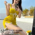 Lace Slim-fit Light Cardigan / Lace Slim-fit Sleeveless Dress