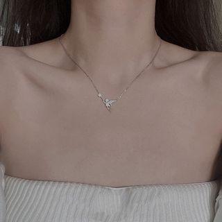 Mermaid Pendant Sterling Silver Necklace Necklace - Silver - One Size