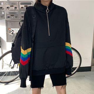 Half Zip Pullover Black - One Size