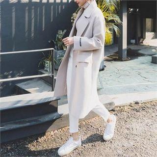 Double-breasted Stitched Coat