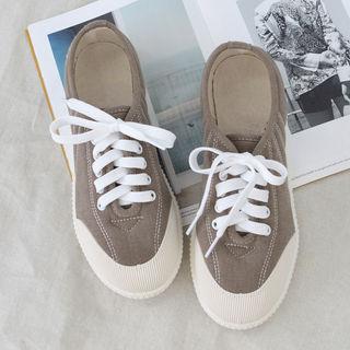 Toe-cap Stitched Sneakers