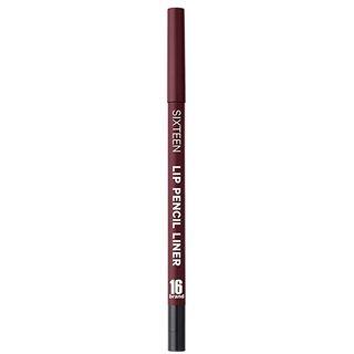 16brand - Sixteen Lip Pencil Liner (10 Colors) Plum Red