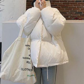 Stand Collar Collared Padded Jacket