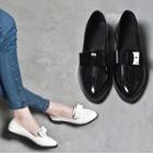 Patent Bow Loafers