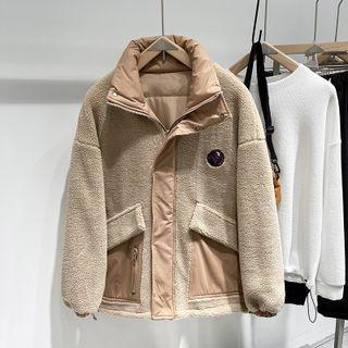 Two Tone Fleece Padded Jacket