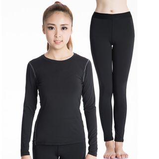 Set: Long-sleeve Sport T-shirt + Yoga Pants