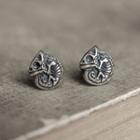 925 Sterling Silver Chameleon Ear Stud Earring