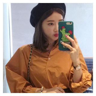 Wool Blend Beret Black - One Size