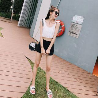 Set: Lace Bikini + Shorts