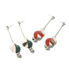 Two-tone Alloy Dangle Earring