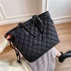 Plain Quilted Tote Bag
