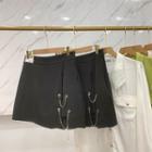 Plain Chain Skort