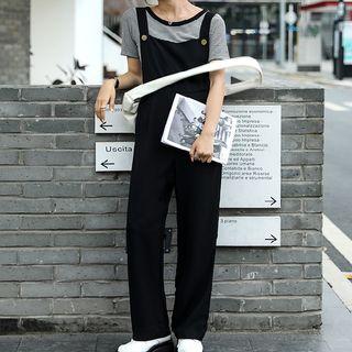 Plain Straight Leg Jumper Pants