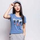 Soldier Print Short Sleeve T-shirt