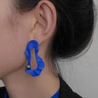 Irregular Alloy Earring 1 Pair - Blue - One Size