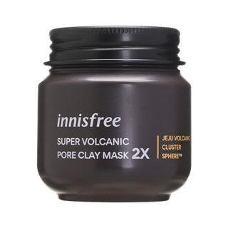 Innisfree - Super Jeju Volcanic Pore Clay Mask 2x 2022 New - 100ml