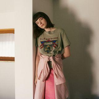 [ontact] Astronaut Graphic Print T-shirt