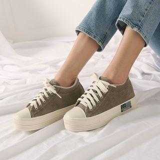 Corduroy Platform Sneakers