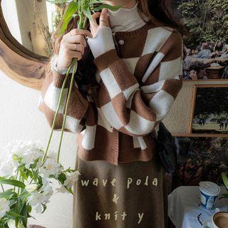 Turtle-neck Lettuce Edge Top