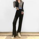 Boot Cut Pants / Cardigan