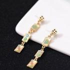Mahjong Drop Earring As Shown In Figure - One Size