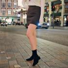 Seam-trim Miniskirt