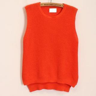 Plain Knit Vest