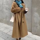 Plain Toggle Coat Khaki - One Size