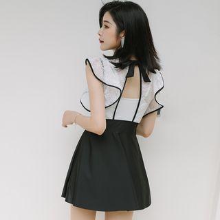 Ruffle Lace Swim Dress