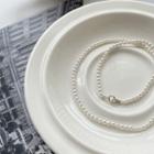 Swarovski Pearl Short Necklace Ivory - One Size