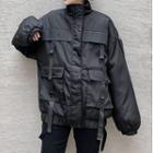 Stand-collar Cargo Padded Jacket