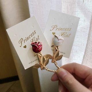 Alloy Rose Hair Clip
