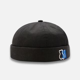 Bear Embroidered Brimless Hat