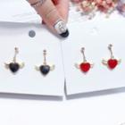 Flying Heart Dangle Earring