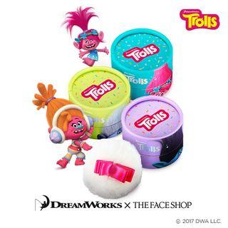 The Face Shop - Pastel Cushion Blusher (trolls Edition) (2 Colors) #06 Shimmer Cupcake Highlighter