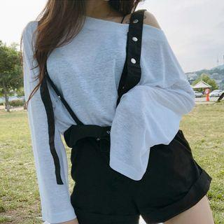 Set: Loose-fit Top + Jumper Shorts