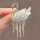 Swan Brooch Ly2190 - Light Blue - One Size