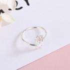925 Sterling Silver Flower Open Ring Rs357 - As Shown In Figure - One Size