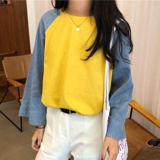 Two Tone Long Sleeve Tee