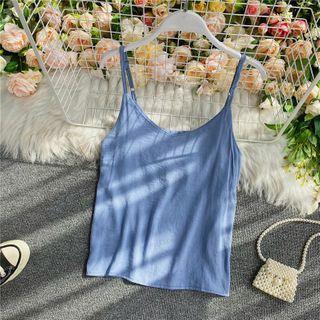 Plain U-neck Camisole