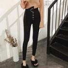 High Waist Cropped Jeggings