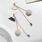 Non-matching Fuji Mountain Dangle Earring 1 Pair - Fuji Mountain - One Size
