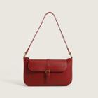 Plain Shoulder Bag Red - One Size